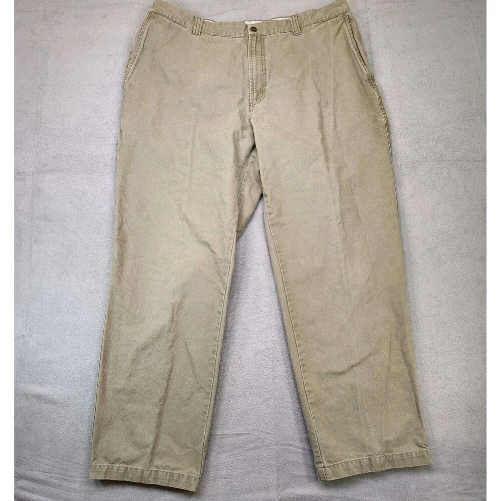Columbia ROC Pants Men's 40x32 Beige Hiking Utility Canvas Relaxed Omni-Shade